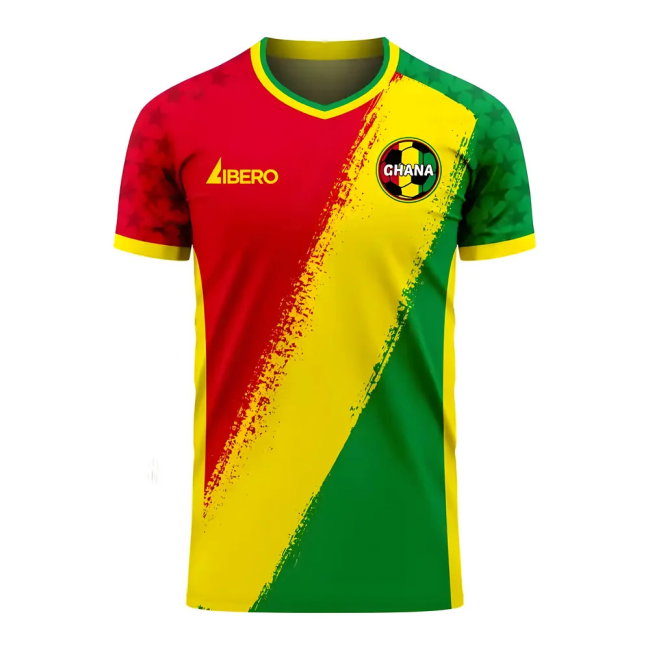 Ghana 2025-2026 Away Concept Football Kit (Libero) (ESSIEN 8)-SoccerKits Hub | Buy Soccer Jerseys Online